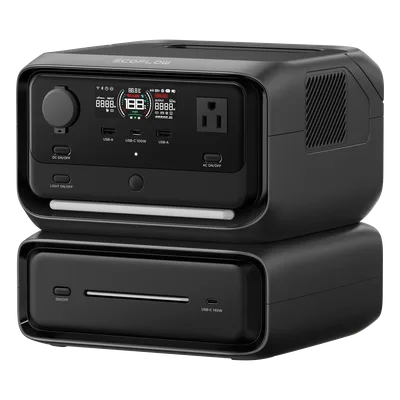 Estación de Energía Portátil / 572 Wh / 4 AC 800 W (Max. 1600 W) / USB-C 100 W / Carga Rápida 60 min / Wi-Fi y Bluetooth / Carga Solar 220 W