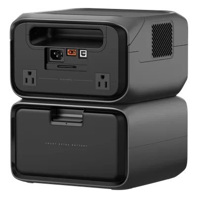 Estación de Energía Portátil / 858 Wh / Salida AC Dual 300 W (550 W Pico) / USB-C PD 100 W / Carga Solar 110 W / Wi-Fi y Bluetooth / Batería LFP