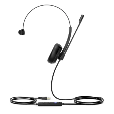 Auricular USB Monoaural / Cancelación de Ruido Pasiva / USB-A Plug-and-Play / Indicador de Ocupado / Active Protection / Compatible Windows y Mac