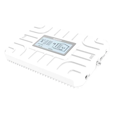 Kit PLUS de Amplificador de Señal Celular 5G / Penta Banda / Soporta 2G, 3G, 4G y 5G / Compatible con TELCEL, AT&T, MOVISTAR y OMV / Cobertura hasta 250 m2 / Incluye Antenas, Jumpers coaxiales y másti