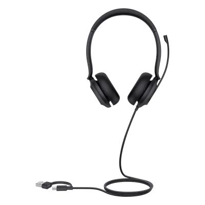 Diadema USB Profesional / Cancelación de Ruido 60% / Altavoz 35 mm / Micrófono Dual / Luz de Ocupado / Diseño Ergonómico