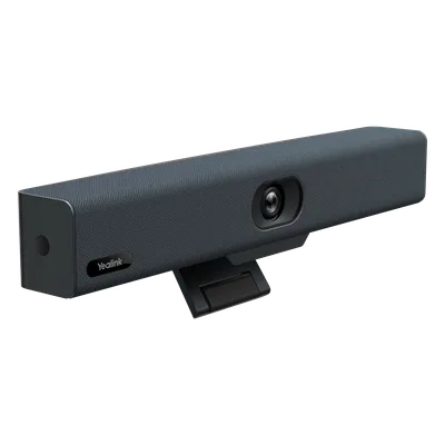 Barra de Videoconferencia USB / 4K Ultra HD / Lente Gran Angular 120° / Zoom Digital 5x / Array 8+1 Micrófonos 4.5 m (14.8 ft) / Altavoz Full-Duplex 5W / Wi-Fi Integrado