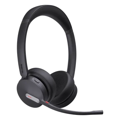 Auriculares Inalámbricos UC / DECT y Bluetooth 5.2 Simultáneos / Triple Conexión / 32 Horas de Conversación / Cancelación de Ruido con 3 Micrófonos