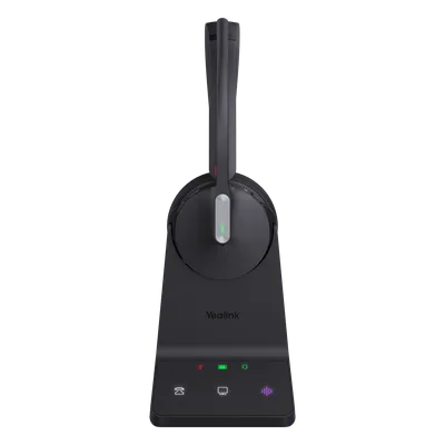 Auriculares Inalámbricos UC / DECT y Bluetooth 5.2 Simultáneos / Triple Conexión / 32 Horas de Conversación / Cancelación de Ruido con 3 Micrófonos