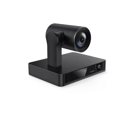 Cámara de Videoconferencia IP / Dual 4K / Sensor 8 MP / Zoom Óptico 12x / Campo de Visión 120° Panorámico / Seguimiento Automático por Voz