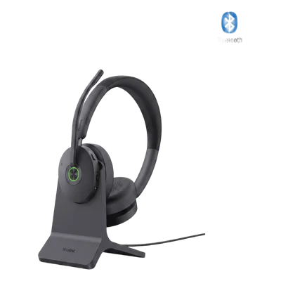 Auriculares Inalámbricos Bluetooth / Cancelación Activa de Ruido Híbrida / Bluetooth 5.3 con Adaptador USB C&A / 32 Horas de Conversación / Base de Carga