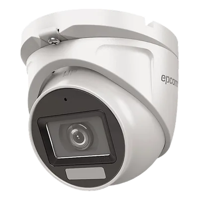 Cámara Turret TURBOHD / 2 Megapixel / Dual Light 30 m (98.4 ft) IR + 20 m (65.6 ft) Luz Blanca / Audio Integrado / IP66 / Metal