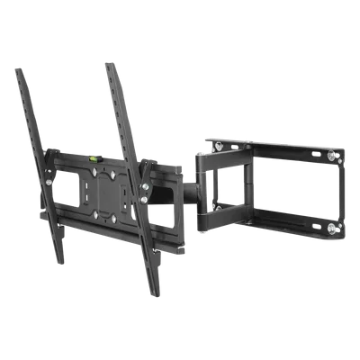 Soporte de Pared Articulado / Extensión 415mm (16.3") / Capacidad 90 lb (41kg) / VESA 200x100 a 600x400mm / Pivote ±90° / Inclinación 15°
