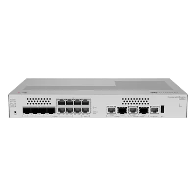 Router Gateway Convergente / LAN: 1 SFP+ y 6 GE / WAN: 1 SFP+ y 2 GE / 500 Usuarios / 64 APs / 500 Túneles IPsec / 2 Gbps