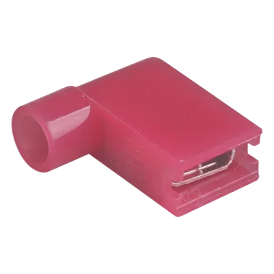 Terminal Hembra Aislada Tipo L / 22-16 AWG / Aislamiento Completo / Paquete 25 Piezas / Compatible Terminal Macho F1