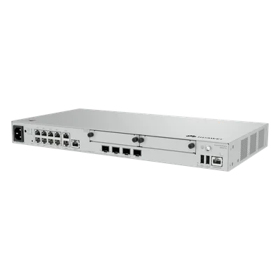 Router Empresarial / 1×SFP+ & 8×GE LAN / 1×SFP+ & 2×GE WAN / 1,200 Usuarios / 128 APs / 1,000 Túneles IPsec / 3 Gbps