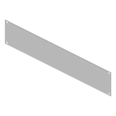 Panel Ciego para Rack 19 in / 2U / Acero Calibre 14 / 483 mm x 88 mm (19.02 in x 3.46 in) / Pintura Electrostática Blanca / Componente Pasivo