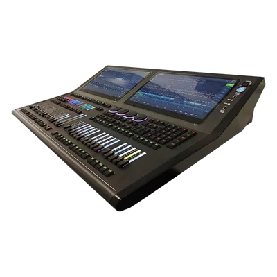 Consola de Iluminación DMX / Dual Pantalla Táctil 15.6" Full HD / 6144 Canales / 32 Universos / Art-Net sACN RDM / Wi-Fi / UPS Integrado