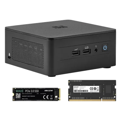 Mini PC Kit / Intel Core i7-1360P / 8 GB RAM / 256 GB SSD / HDMI Múltiples Pantallas / Formato Compacto