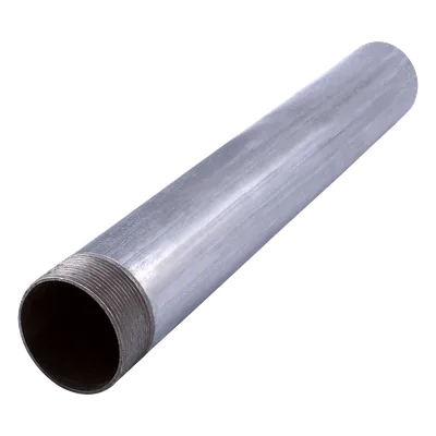 Tubo Conduit Pared Gruesa / Acero Galvanizado / 1 1/2" x 3 m (9.8 ft) / Inmersión en Caliente / NMX-J-535-ANCE / Etiqueta Amarilla