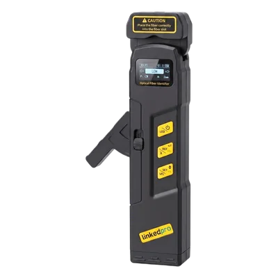 Identificador de Fibra Óptica Activa / InGaAs 800-1700 nm / Detección -48 a 10 dBm / VFL 2 mW / OPM Integrado / Pantalla OLED