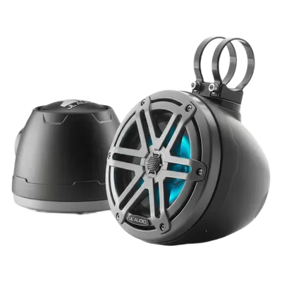 Altavoz Marino JL de 6.5 Pulgadas  / Coaxial Cerrado / 75W RMS / 89.5 dB SPL / 4Ω / Iluminación LED Transflective™ y RGB / Cúpula de Seda / Cono de Polipropileno