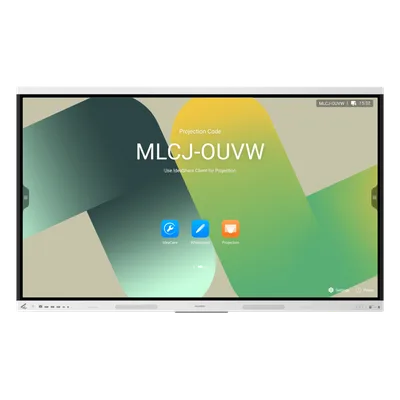 Pantalla Interactiva IdeaHub Board 3 Base de 86"/ 4K / 8 GB RAM / 128 GB Flash / Android 15 / Wi-Fi 6  / 25 ms Latencia de Escritura / Gestión desde la Nube