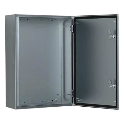 Gabinete Industrial IP66 / Acero Inoxidable 304L / 400x300x210 mm (15.7 x 11.8 x 8.3 in) / Doble Cerradura / Montaje Mural