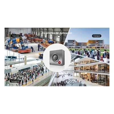 Videoportero IP para Exterior / Cámara 4 Megapixel (1080p) / HDR e Iluminación IR / Altavoz 5W y Doble Micrófono / Panel Acero Inoxidable y Cuerpo Aluminio / IP66 e IK10 / PoE+ / 2 Líneas SIP