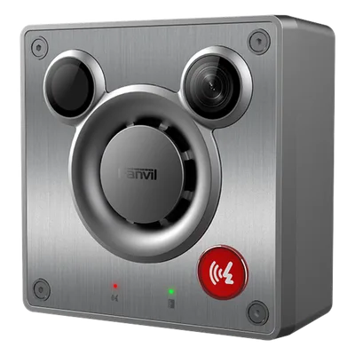 Videoportero IP para Exterior / Cámara 4 Megapixel (1080p) / HDR e Iluminación IR / Altavoz 5W y Doble Micrófono / Panel Acero Inoxidable y Cuerpo Aluminio / IP66 e IK10 / PoE+ / 2 Líneas SIP