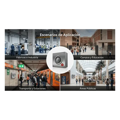 Intercom IP para Exterior / Cámara 4 Megapixel (1080p) / HDR e Iluminación IR / Altavoz 5W y Doble Micrófono con Reducción de Ruido / Panel Acero Inoxidable y Cuerpo Aluminio / IP66 e IK10 / PoE+ / 2