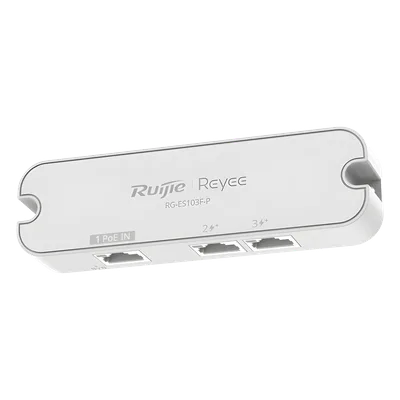 Switch No Administrable PoE-In / 2 Puertos PoE+ 10/100 Mbps / 1 Puerto PoE-In 10/100 Mbps / Presupuesto PoE 30 W / Switching 0.6 Gbps / Protección 4 kV / Sin Ventilador