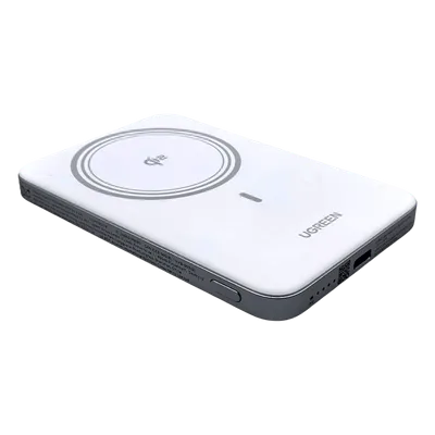 Power Bank Magnético Inalámbrico / 5000 mAh / 15W MagSafe y Qi / 20W USB-C PD 3.0 / Carga Simultánea / Ultrafino 8.6 mm (0.34 in)