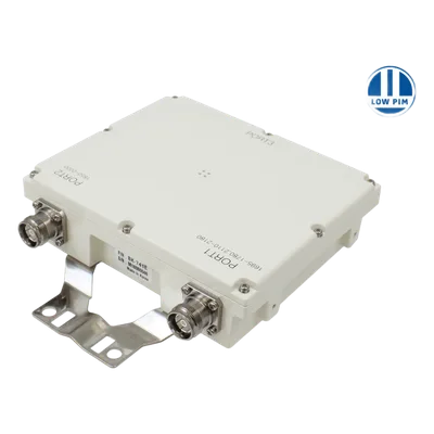 Filtro Diplexer AWS/PCS / Bandas AWS-1 1695-1780 MHz y AWS-3 2110-2180 MHz / Banda PCS 1850-2000 MHz / 250W CW por Entrada / Baja Pérdida 50 dB / IP67 / Low PIM Garantizado / Conectores 4.3-10