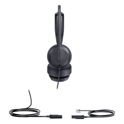Auricular con Diadema / Alámbrico Analógico / Conexión QD a RJ9 / Audio HD 20 Hz - 20 kHz / Cancelación de Ruido / ActiveProtection