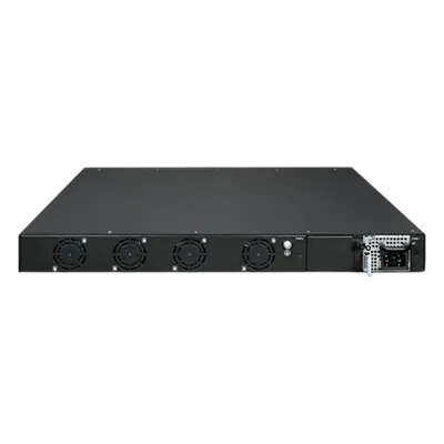 Switch Gestionado Capa 3 / Puertos 100G QSFP28 / 25G SFP28 / 10G SFP+ / Conmutación Non-Blocking 1520 Gbps / Apilado 10 Unidades / ERPS G.8032 / Fuente Redundante Hot-Swap