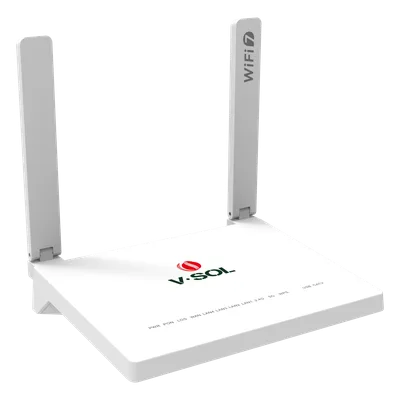 ONU GPON/EPON / Wi-Fi 7 / 1 Puerto 2.5 Gigabit / 3 Puertos Gigabit / Puerto CATV / 2 Antenas 5 dBi / Hasta 3600 Mbps