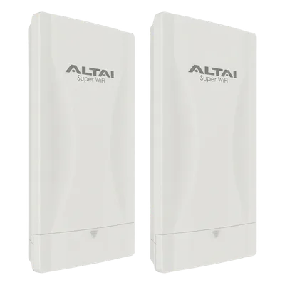 Punto de Acceso Wi-Fi 6 Exterior / Kit 2 Unidades / Sectorial 80° / Cobertura 600 m (1968.5 ft) / MIMO 2x2 / Doble Banda / Hasta 2.976 Gbps / IP55