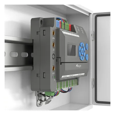 Gateway IoT LoRaWAN / 8 Canales / 2,000 Dispositivos / Quad-Core 1.5 GHz / Edge Computing / 4G LTE / KNX + BACnet + Modbus + M-Bus / 8 Entradas Universales