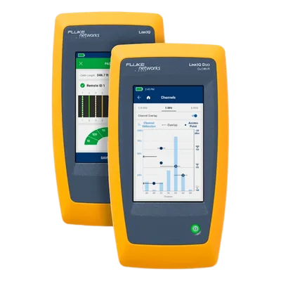 Calificador de Red y Wi-Fi / Verificación 10GBASE-T / Diagnóstico Switch VLAN y PoE / Análisis Wi-Fi 6E / Pantalla Multitáctil
