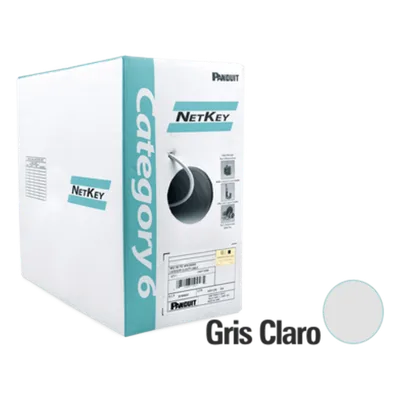 Cable UTP Categoría 6 / 305 m (1000 ft) / 24 AWG / 250 MHz / CMR Riser / 4 Pares / Cobre Sólido