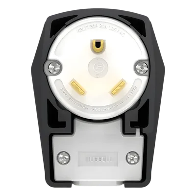 Clavija Industrial Extra Pesada / 30A 125V / NEMA TT-30P / 2 Polos 3 Hilos / UL Tipo 3R / Exterior