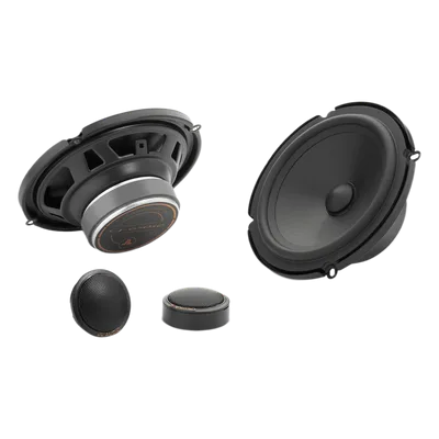 Componentes de Audio Automotriz / 6.5 Pulgadas / 2 Vías / 50 W RMS / 4 Ω / Tweeter Aluminio 25 mm / Rejillas Incluidas