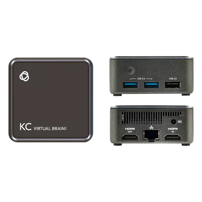 KC-Virtual Brain1 | Plataforma de Control de Espacios | 1 Instancia BRAINware | Control por Ethernet | Configuración Simple | Diseño Compacto