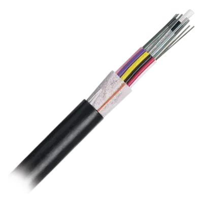 Cable de Fibra Óptica / 6 Hilos / OSP Planta Externa / No Armado Dieléctrico / Multimodo OM4 50/125 / MDPE / Bloqueo de Agua en Seco