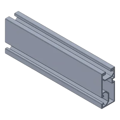 Riel de Aluminio para Montaje Fotovoltaico / Serie 6000 / 4.72 m (15.5 ft) / 3.74 kg por Pieza / Compatible con Techos Planos e Inclinados