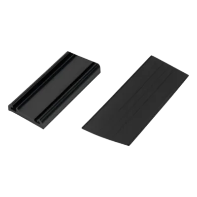 Sello Inferior para Puerta de Garage / 20 Pies (65.6 ft) de Ancho / Caucho Sintético de Alta Resistencia / Diseño Rígido y Flexible
