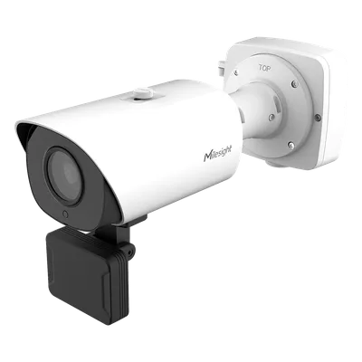 Cámara LPR 4MP / Sensor CMOS 1/1.8" / Zoom Óptico 4X 8-32mm / IR 50 mts (164 ft) / ANPR hasta 40 mts / Cobertura 2 carriles / IP67 IK10 / PoE+ / H.265