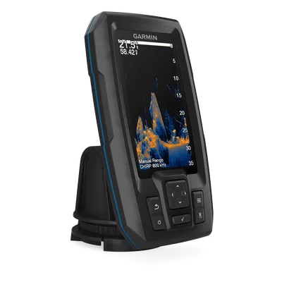 Ecosonda GPS / Pantalla 4.3 in / CHIRP + ClearVu 800 kHz / QuickDraw Contours / 7 Paletas Vivid / IPX7 / 0.3 kg
