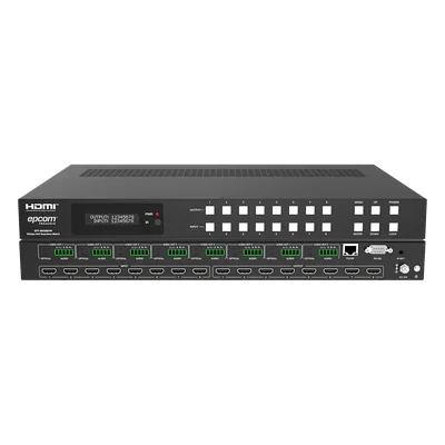 Matriz HDMI / 8x8 / 4K60 4:4:4 / 18 Gbps / Seamless / Video Wall y Multivista / Audio Balanceado