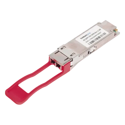 Transceptor Óptico QSFP28 (Mini-Gbic) / Multimodo 850 nm / 100 Gbps / Conectores LC/UPC Dúplex / DDM / Hasta 100 m