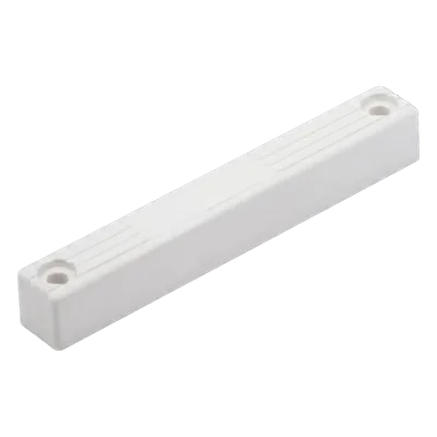 Imán para Contacto Magnético / Diseño Compacto / Plástico ABS / Color Blanco / Distancia entre Tornillos 88 mm