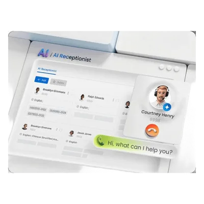 Licencia Perpetua / Recepcionista IA con Agente de Voz / 500 Minutos / 34 Idiomas / Enrutamiento Inteligente / Para Conmutador Yeastar Software Edition