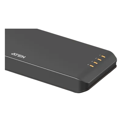 Splitter HDMI / True 4K 3840 x 2160 @ 60Hz 4:4:4 / 4 Salidas Simultáneas / HDR10+ / HDCP 2.2 / 18 Gbps / Alimentación USB-C