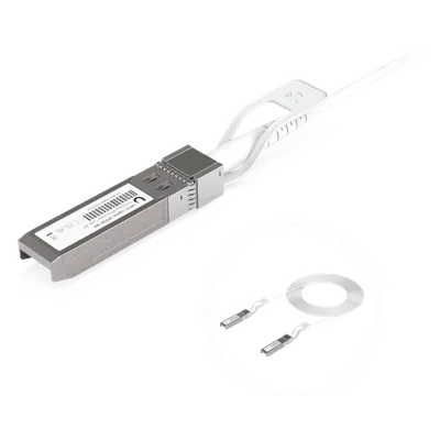 Cable DAC/AOC SFP28 / 25/10/1 Gbps / 3 m (9.8 ft) / Auto Link Optimization / Uplink